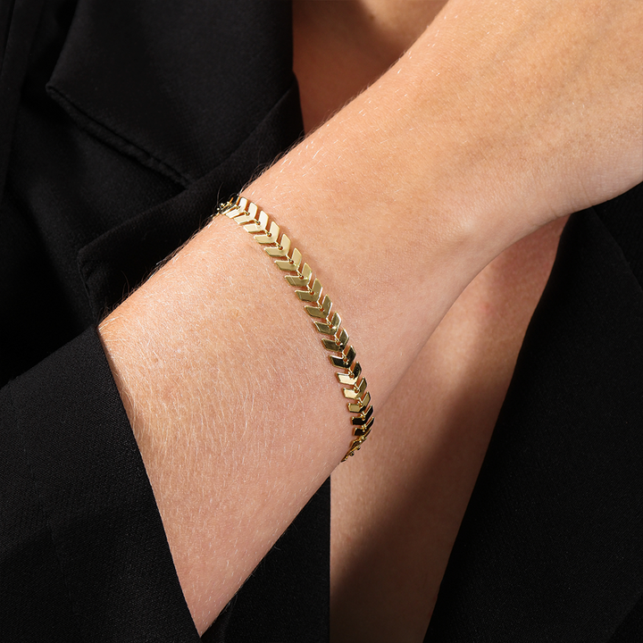 Pulseira Dourada de Seta - Galeria